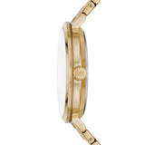 Michael Kors Addyson Three-Hand White Dial Gold Steel Strap Watch for Women - MK4712 Buy Now By Michael Kors