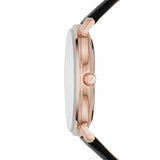 Michael Kors Pyper Quartz White Dial Black Leather Strap Watch For Women - MK2834 Buy Now By Michael Kors