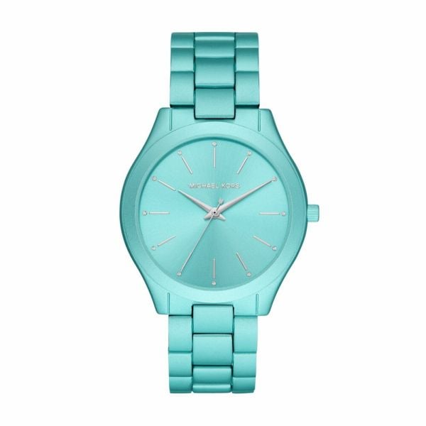 Michael Kors Slim Runway Blue Dial Blue Steel Strap Watch For Women - MK4525 Buy Now By Michael Kors