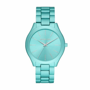 Michael Kors Slim Runway Blue Dial Blue Steel Strap Watch For Women - MK4525 Buy Now By Michael Kors