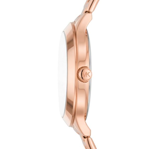 Michael Kors Slim Runway Rose Gold Dial Rose Gold Steel Strap Watch for Women - MK4658 Buy Now By Michael Kors