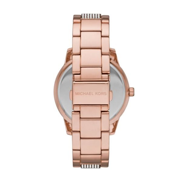 Michael Kors Tibby Chronograph Crystals Rose Gold Dial Rose Gold Steel Strap Watch For Women - MK6826 Buy Now By Michael Kors