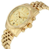 Michael Kors Lexington Chronograph Gold Dial Gold Steel Strap Watch for Women - MK5556 Buy Now By Michael Kors