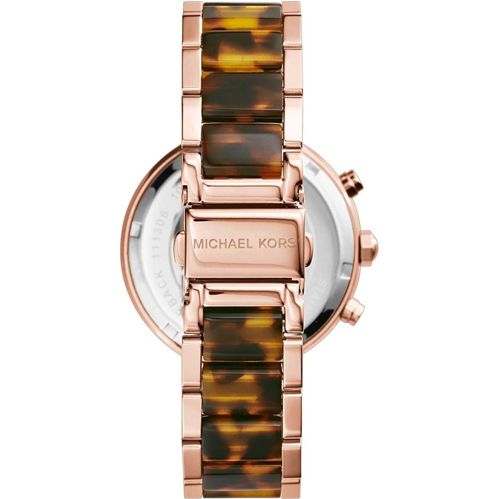 Michael Kors Parker Rose Gold Dial Two Tone Steel Strap Watch for Women - MK5538 Buy Now By Michael Kors