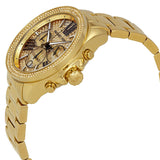 Michael Kors Wren Chronograph Crystal Pave Gold Dial Gold Steel Strap Watch for Women - MK6095 Buy Now By Michael Kors