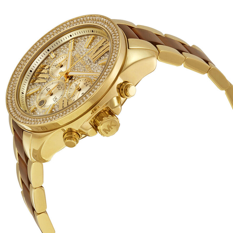 Michael Kors Wren Gold Dial Two Tone Steel Strap Watch for Women - MK6294 Buy Now By Michael Kors