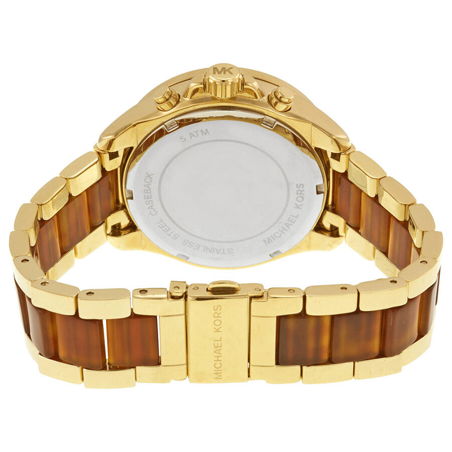 Michael Kors Wren Gold Dial Two Tone Steel Strap Watch for Women - MK6294 Buy Now By Michael Kors