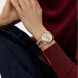 Michael Kors Runway Analog Crystals Rose Gold Dial Two Tone Steel Strap Watch for Women - MK7355 Buy Now By Michael Kors