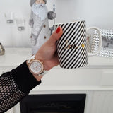 Michael Kors Parker White Diamonds Dial White Leather Strap Watch for Women - MK2281 Buy Now By Michael Kors