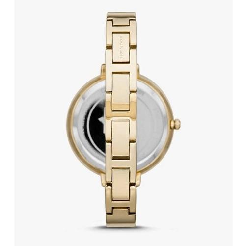 Michael Kors Parker Crystals Gold Dial Gold Steel Strap Watch For Women - MK4469 Buy Now By Michael Kors