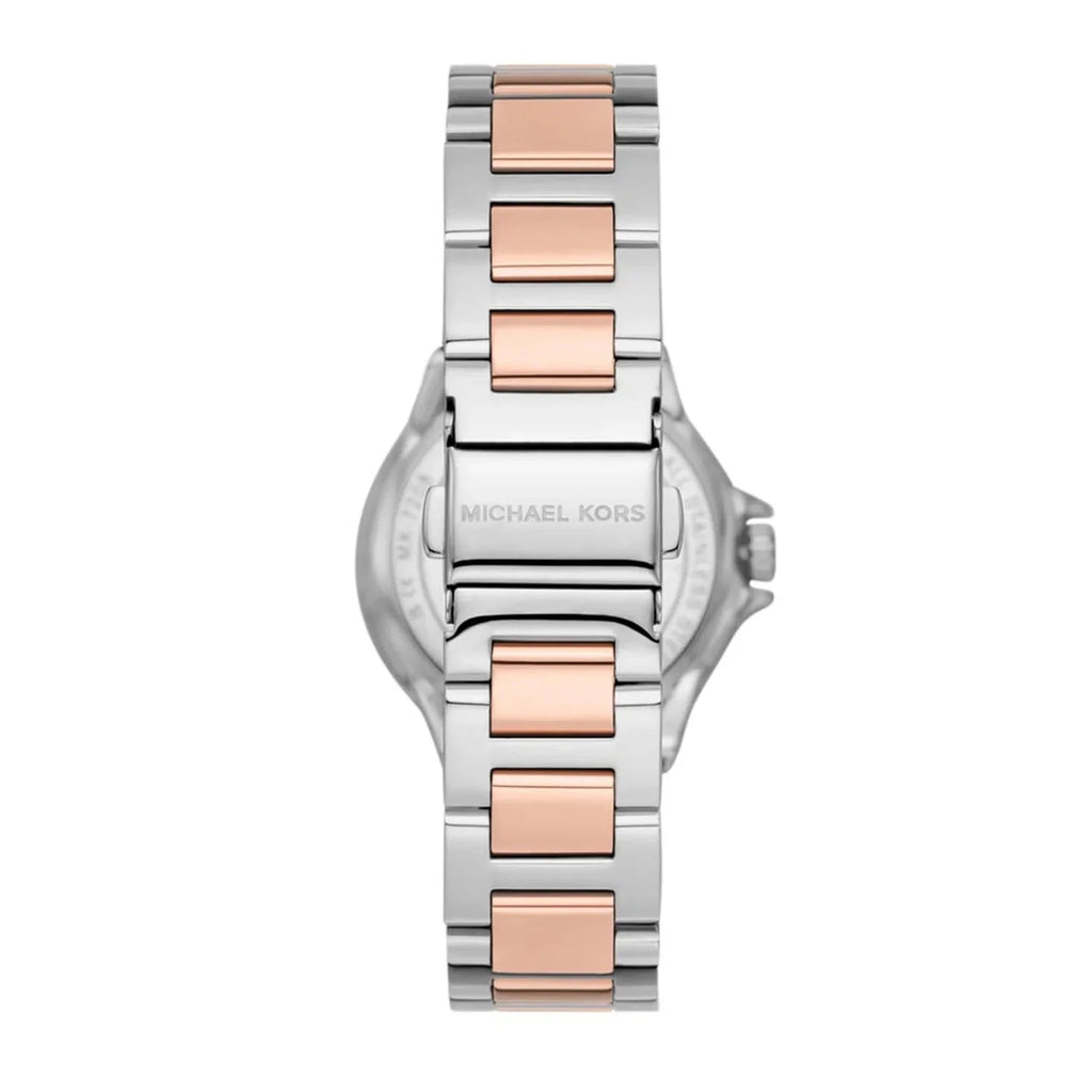 Michael Kors Camille Multifunction White Dial Two Tone Steel Strap Watch for Women - MK1054 Buy Now By Michael Kors
