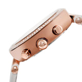 Michael Kors Parker White Diamonds Dial White Leather Strap Watch for Women - MK2281 Buy Now By Michael Kors