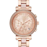 Michael Kors Sofie Chronograph Rose Gold Dial Rose Gold Steel Strap Watch For Women - MK6560 Buy Now By Michael Kors