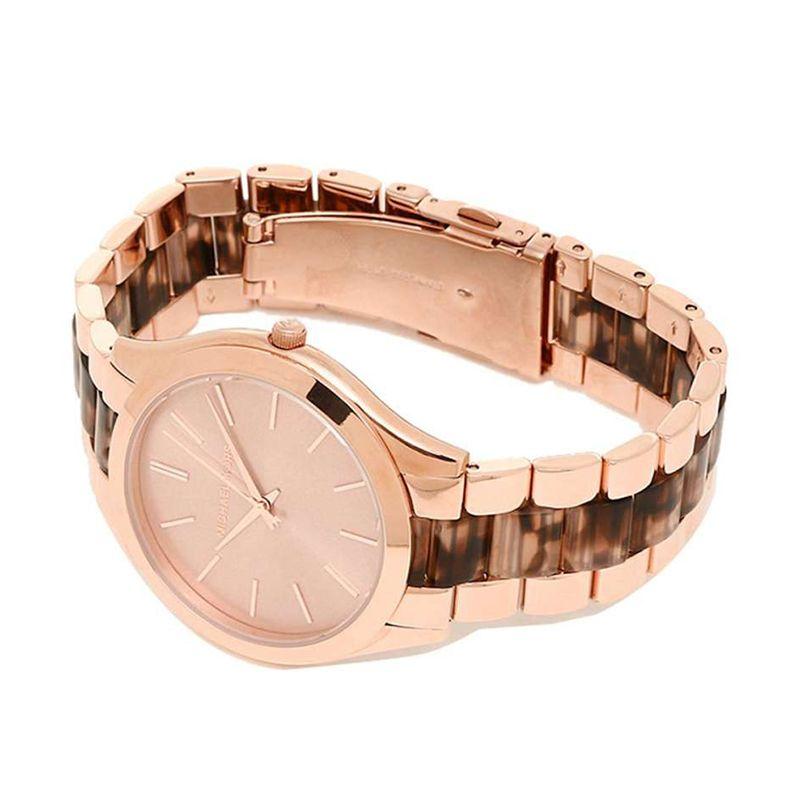 Michael Kors Runway Rose Gold Dial Two Tone Steel Strap Watch for Women - MK4301 Buy Now By Michael Kors