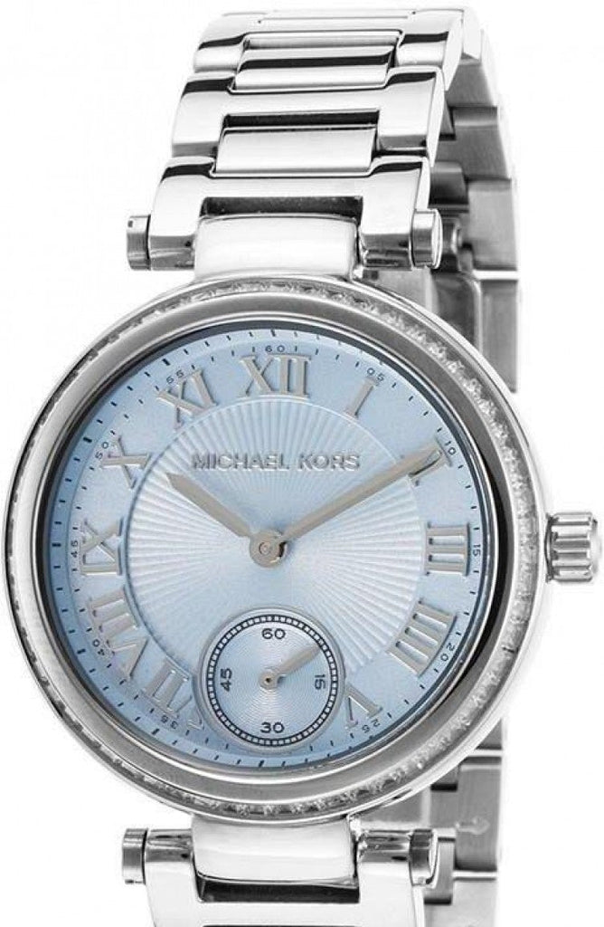 Michael Kors Skylar Quartz Blue Dial Silver Steel Strap Watch For Women - MK5988 Buy Now By Michael Kors