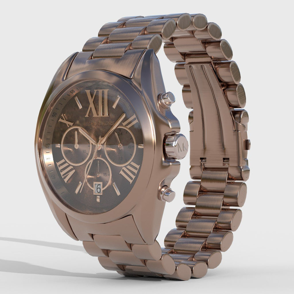 Michael Kors Bradshaw Chronograph Brown Dial Brown Steel Strap Watch For Women - MK6247 Buy Now By Michael Kors