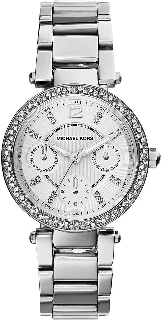 Michael Kors Parker Silver Dial Silver Steel Strap Watch for Women - MK5615 Buy Now By Michael Kors