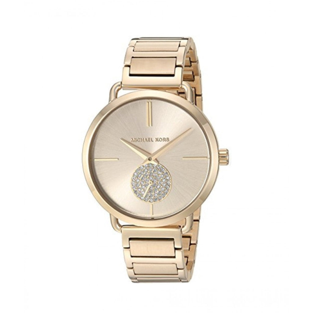 Michael Kors Portia Gold Dial Gold Steel Strap Watch for Women - MK3639 Buy Now By Michael Kors