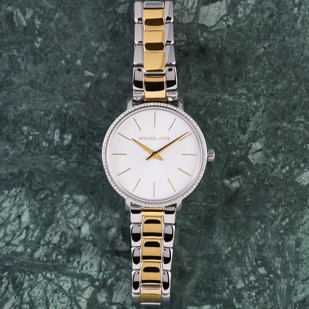 Michael Kors Pyper Quartz Silver Dial Two Tone Steel Strap Watch For Women - MK1041 Buy Now By Michael Kors