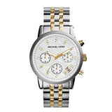Michael Kors Ritz Chronograph White Dial Two Tone Steel Strap Watch for Women - MK5057 Buy Now By Michael Kors