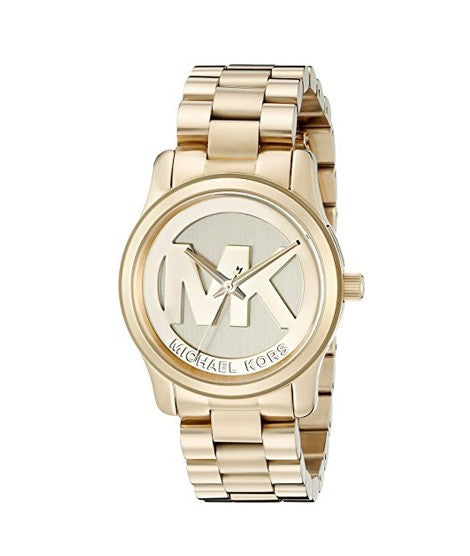 Michael Kors Runway Gold Dial Gold Steel Strap Watch for Women - MK5786 Buy Now By Michael Kors