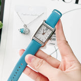 Michael Kors Petite Monroe White Dial Blue Leather Strap Watch for Women - MKO1061 Buy Now By Michael Kors