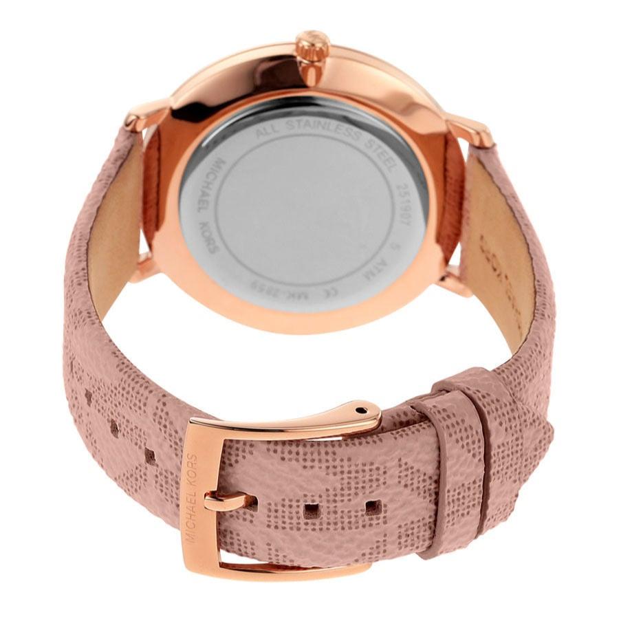 Michael Kors Pyper Quartz White Dial Pink Leather Strap Watch For Women - MK2859 Buy Now By Michael Kors