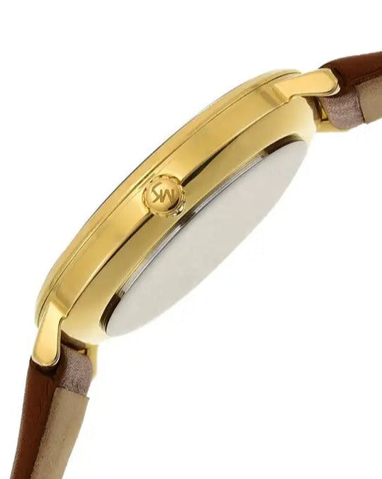 Michael Kors Pyper Quartz Silver Dial Brown Leather Watch For Women - MK2740 Buy Now By Michael Kors