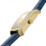 Michael Kors Emery Quartz Diamond Silver Dial Blue Leather Strap Watch For Women - MK2982 Buy Now By Michael Kors