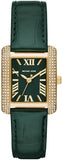 Michael Kors Emery Quartz Diamonds Green Dial Green Leather Strap Watch For Women - MK4697 Buy Now By Michael Kors