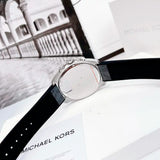 Michael Kors Brecken Chronograph Silver Dial Grey Leather Strap Watch For Men - MK8922 Buy Now By Michael Kors