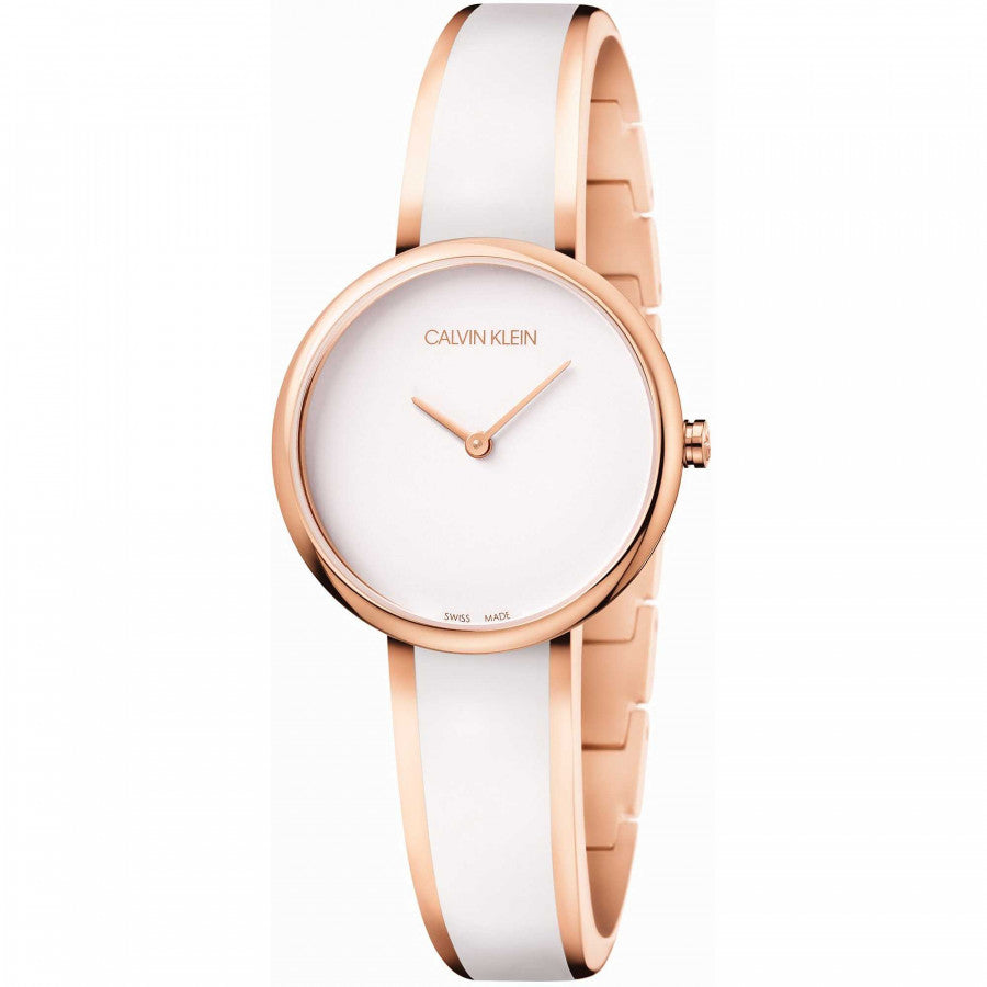 Calvin Klein Seduce Silver Dial Two Tone Steel Strap Watch for Women - K4E2N61Y Buy Now By Calvin Klein