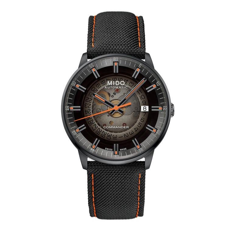 Mido Commander Automatic Gradient Black Dial Black Nylon Strap Watch For Men - M021.407.37.411.00 Buy Now By Mido