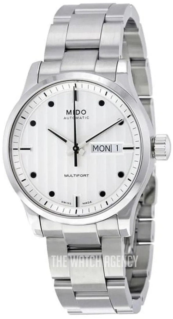 Mido Multifort Automatic Silver Dial Silver Steel Strap Watch For Men - M005.430.11.031.80 Buy Now By Mido