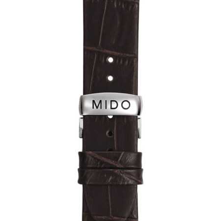 Mido Multifort Automatic Silver Dial Black Leather Strap Watch For Men - M005.430.16.031.80 Buy Now By Mido