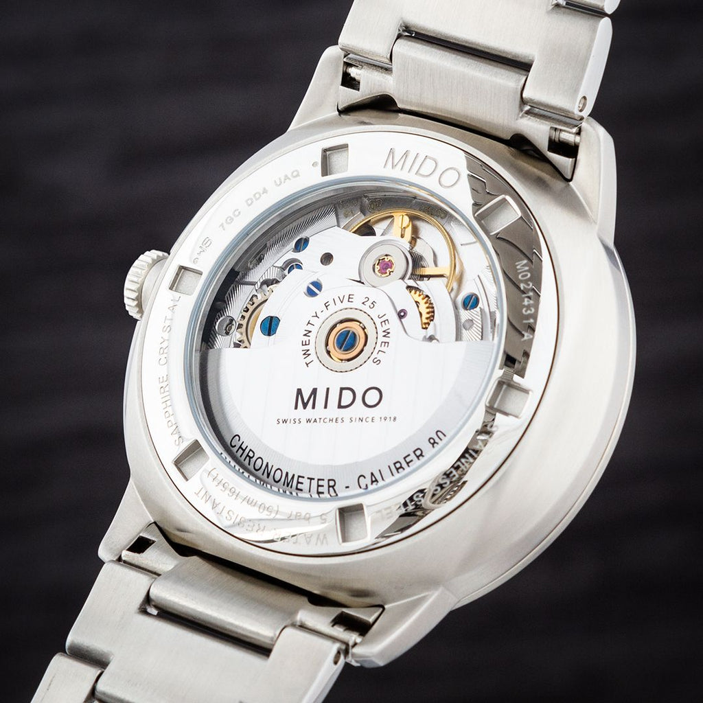 Mido Commander II Automatic Chronometer Silver Dial Silver Steel Strap Watch For Men - M021.431.11.031.00 Buy Now By Mido