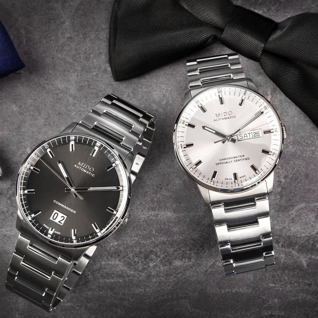 Mido Commander II Automatic Chronometer Silver Dial Silver Steel Strap Watch For Men - M021.431.11.031.00 Buy Now By Mido