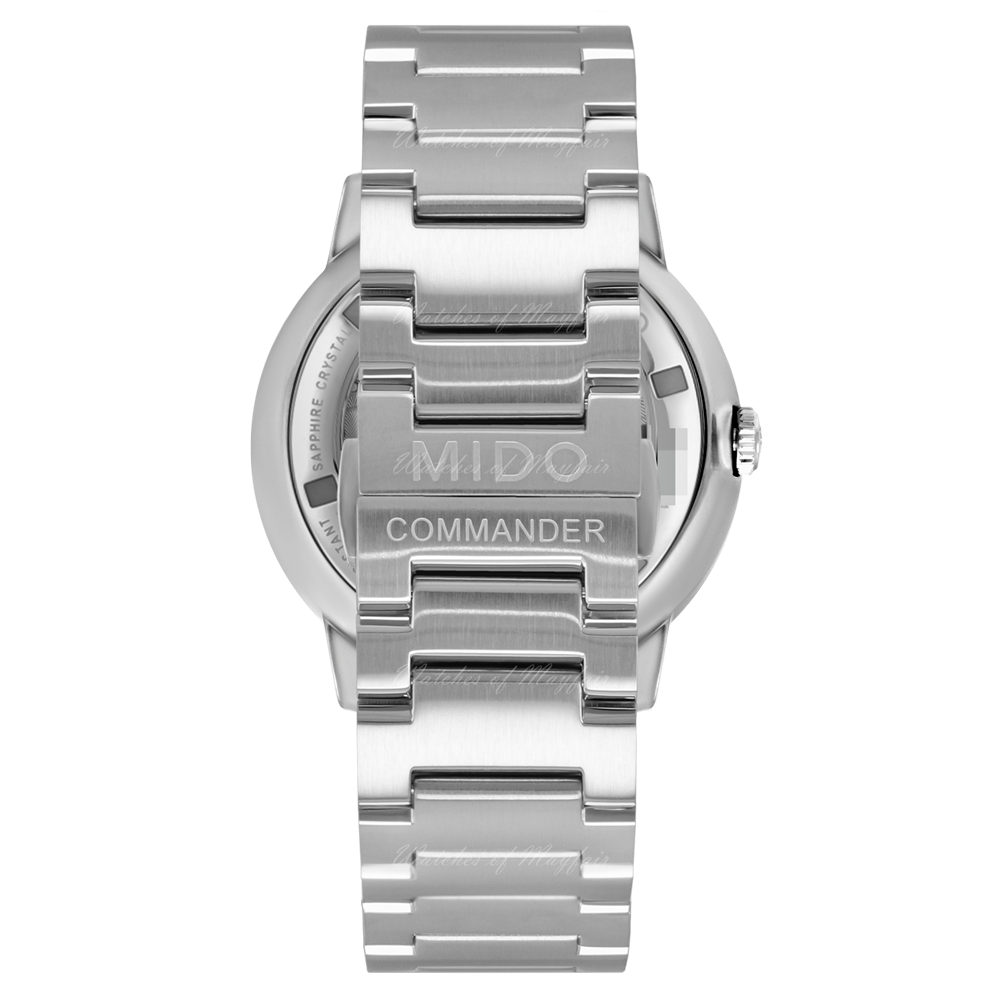Mido Commander II Automatic Chronometer Blue Dial Silver Steel Strap Watch For Men - M021.431.11.041.00 Buy Now By Mido