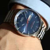 Mido Commander II Automatic Chronometer Blue Dial Silver Steel Strap Watch For Men - M021.431.11.041.00 Buy Now By Mido