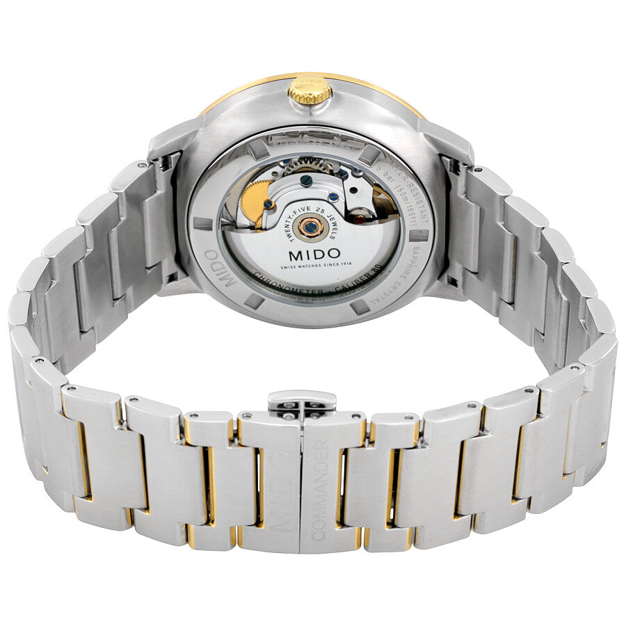 Mido Commander II Automatic Chronometer Silver Dial Two Tone Steel Strap Watch For Men - M021.431.22.071.00 Buy Now By Mido