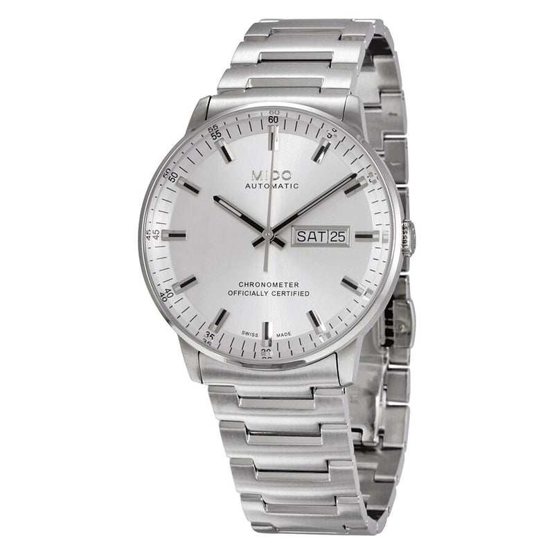 Mido Commander II Automatic Chronometer Silver Dial Silver Steel Strap Watch For Men - M021.431.11.031.00 Buy Now By Mido