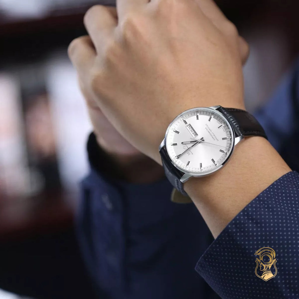 Mido Comander II Automatic Chronometer Silver Dial Black Leather Strap Watch For Men - M021.431.16.031.00 Buy Now By Mido