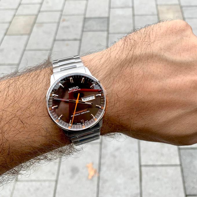 Mido Commander II Automatic Chronometer Grey Dial Silver Steel Strap Watch For Men - M021.431.11.061.01 Buy Now By Mido