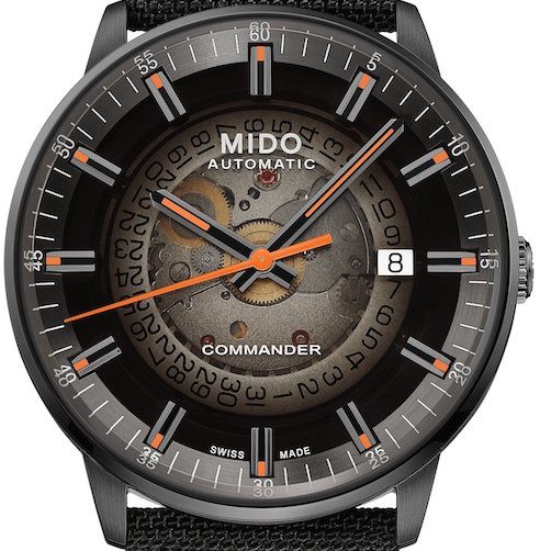 Mido Commander Automatic Gradient Black Dial Black Nylon Strap Watch For Men - M021.407.37.411.00 Buy Now By Mido
