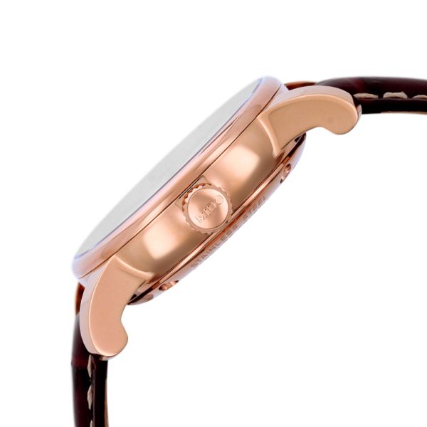 Mido Baroncelli III Automatic Silver Dial Brown Leather Strap Watch For Women - M7600.2.21.8 Buy Now By Mido