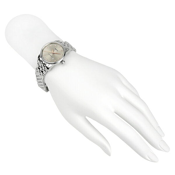 Mido Baroncelli III Automatic Silver Dial Silver Steel Strap Watch For Women - M7600.4.21.1 Buy Now By Mido