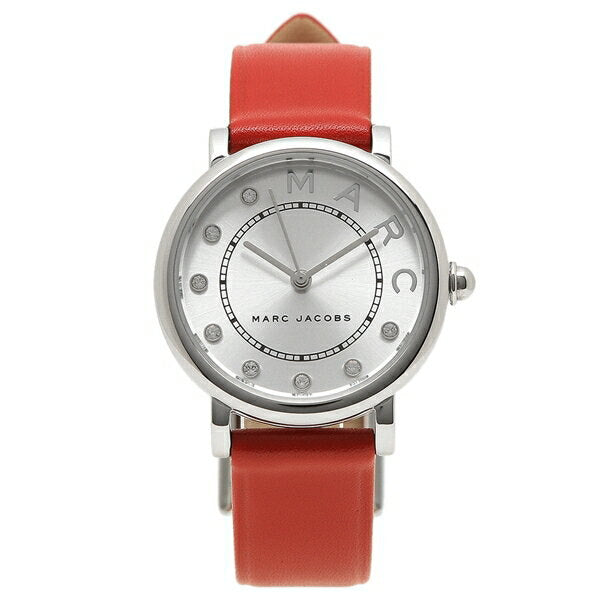 Marc Jacobs Roxy Silver Dial Red Leather Strap Watch for Women - MJ1632 Buy Now By Marc Jacobs