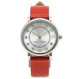 Marc Jacobs Roxy Silver Dial Red Leather Strap Watch for Women - MJ1632 Buy Now By Marc Jacobs