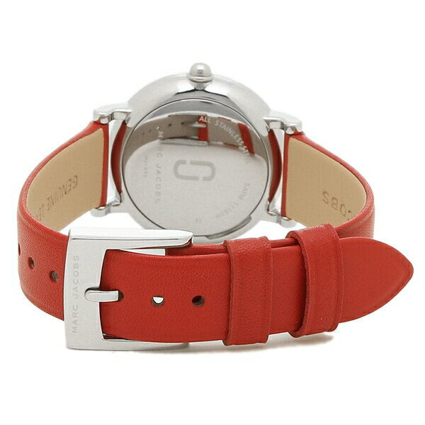 Marc Jacobs Roxy Silver Dial Red Leather Strap Watch for Women - MJ1632 Buy Now By Marc Jacobs