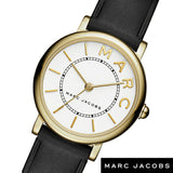 Marc Jacobs Roxy White Dial Black Leather Strap Watch for Women - MJ1537 Buy Now By Marc Jacobs
